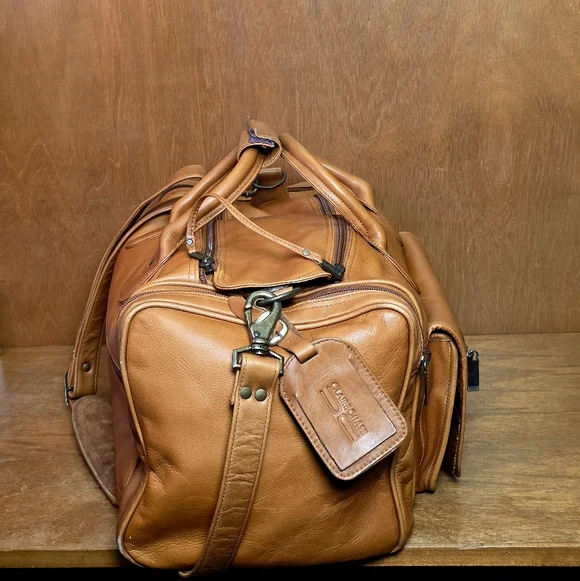 CLAIRECHASE GENUINE LEATHER DUFFEL BAG